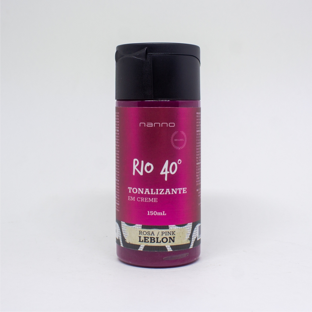 Tonalizante em Creme Rosa / Pink Leblon Rio 40° - 150mL